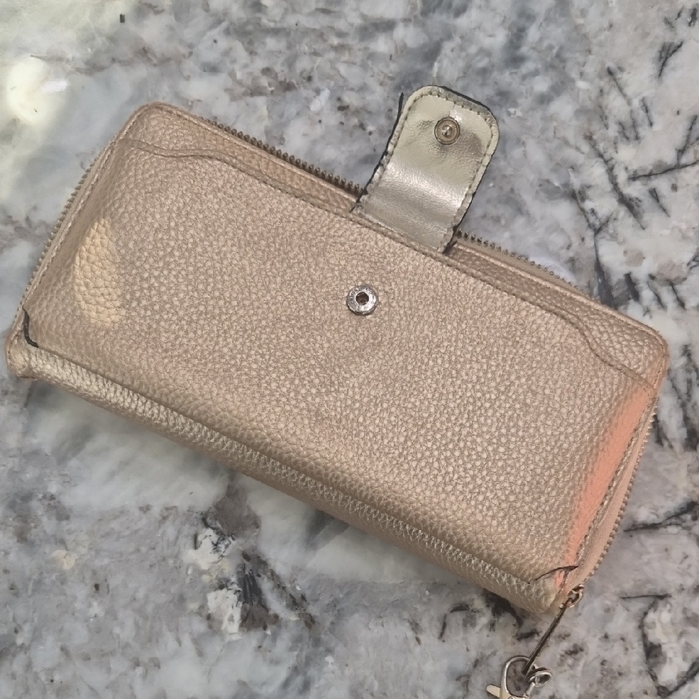 Gold Textured Wallet